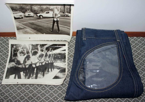 UNIKT TILLFÄLLE! Äkta promotion-jeans till filmen So Fine, stl 28-tum.