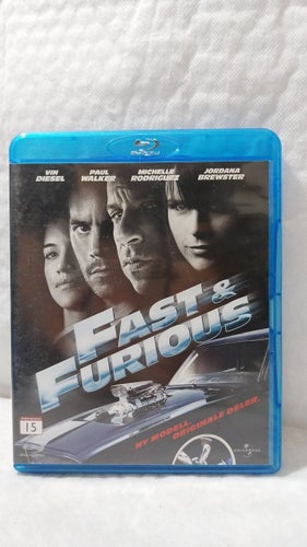 Fast & Furious Blu-Ray (Norsk utgåva / Svensk text)