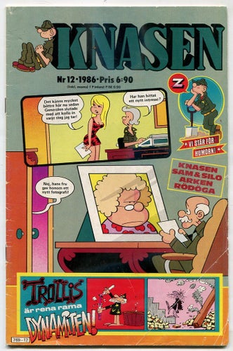 Knasen 1986 nr 12 Hagbard, Rödöga, Arken, Sam & Silo, Trolli