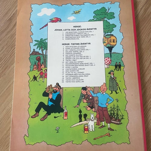 Tintin hos gerillan av Hergé, 1976