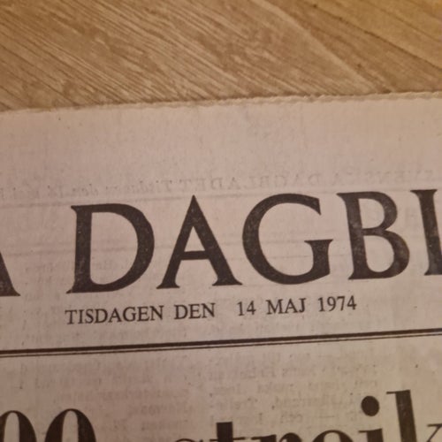 Svenska Dagbladet 14 maj 1974
