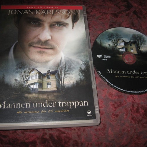 MANNEN UNDER TRAPPAN (JONAS KARLSSON,EDVIN RYDING,FRIDA WESTERDAHL) DVD