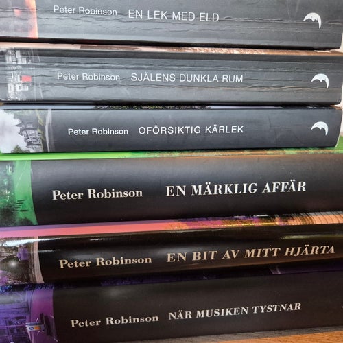 Peter Robinson - Samling av 6 böcker