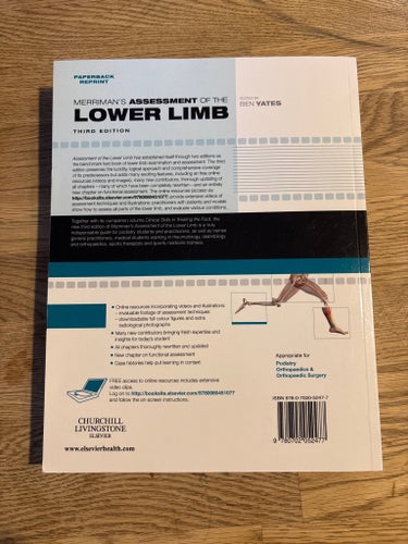 Merriman's Assessment of the Lower Limb av Ben Yates, Tredje Upplagan