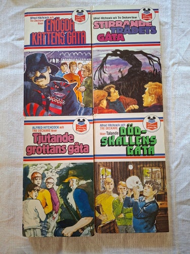 4st Tre Deckare böcker Disneys Bokklubb retro ungdomsböcker