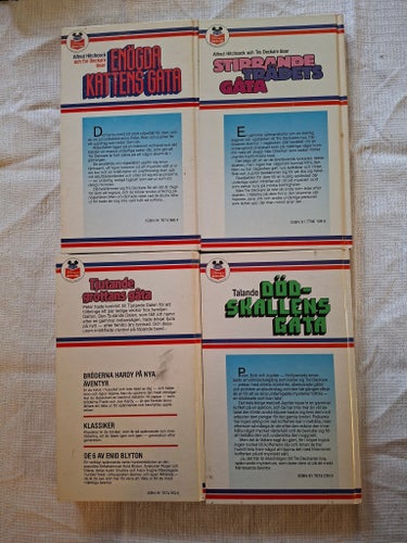 4st Tre Deckare böcker Disneys Bokklubb retro ungdomsböcker