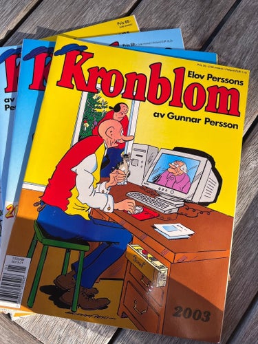 Seriealbum Kronblom 12 st