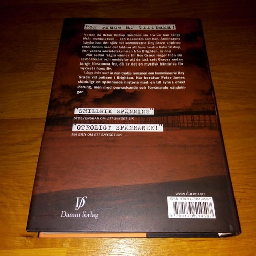Långt ifrån död - Peter James, Toppskick! Inbunden