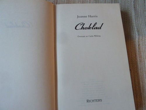 CHOKLAD, J. HARRIS, 2001, BÖCKER