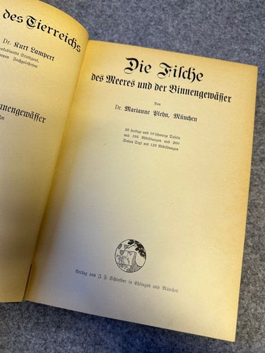 Dr. Marianne Plehn - Sie Fische des Meeres und der Binnengewässer
