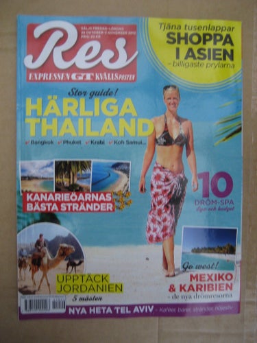 Res Nr:6-2012 (Härliga Thailand-Stor Guide, Kanarieöarnas bästa stränderna, Bil