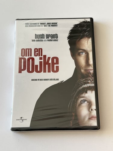Om en pojke (Hugh Grant & Nicholas Hoult, 2002). Inplastad DVD
