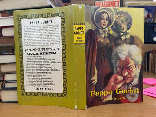 Pappa Goriot av Honore de Balzac, bok, Very Fine plus