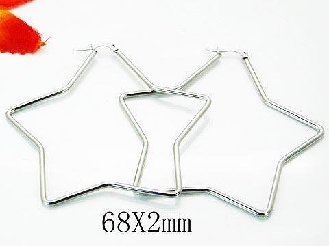 ByGranhult – Stjärnörhängen silver 68 mm
