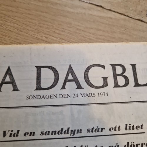 Svenska Dagbladet Söndagen den 24 Mars 1974