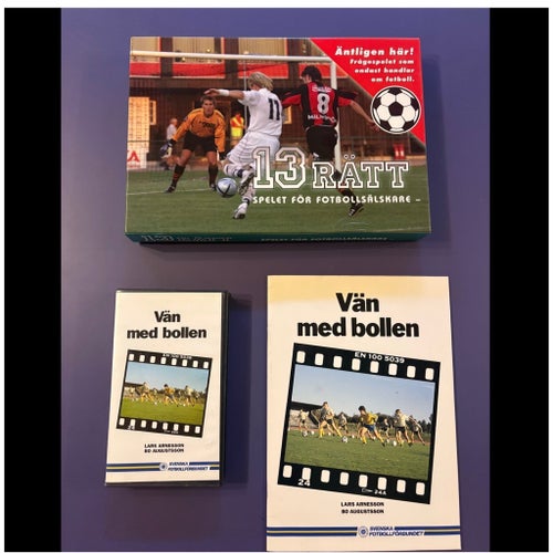 Fotbollsnostalgi / Samlarsaker - ”Vän med bollen” och ”13 Rätt”