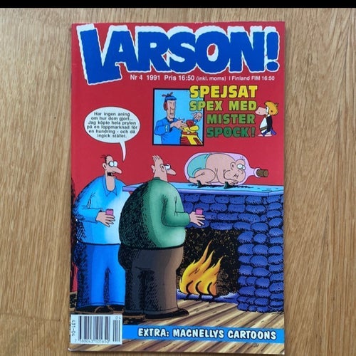 LARSSON 1990 o 1991, 8 st HELT NYA, PLATTA, OLÄSTA, TOPP SKICK, SAMLAROBJEKT