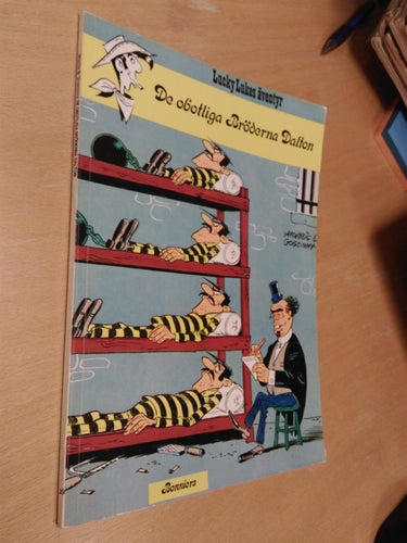 Lucky Lukes äventyr 29 De obotliga Bröderna Dalton. 1977
