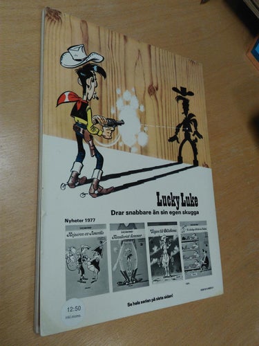 Lucky Lukes äventyr 29 De obotliga Bröderna Dalton. 1977