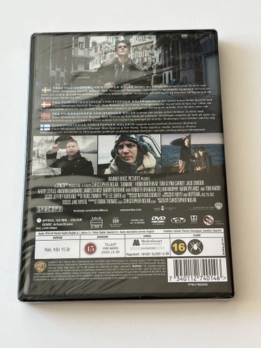 Dunkirk (Tom Hardy & Cillian Murphy, 2017). Inplastad DVD