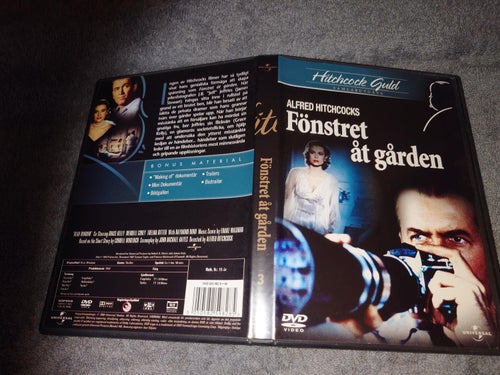 Fönstret åt gården (av Alfred Hitchcock med James Stewart, Grace Kelly)