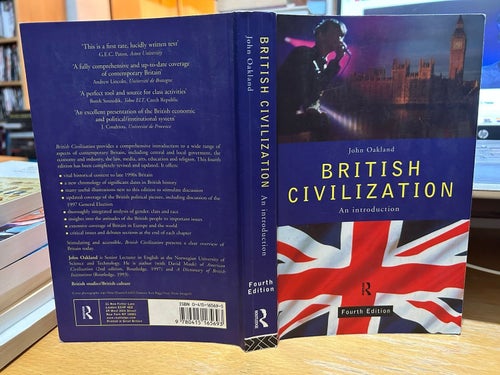 British Civilization An Introduction by John Oakland, bok, Very good plus, N