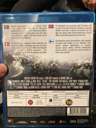 The Siege - Blu-ray - Denzel Washington, Annette Bening