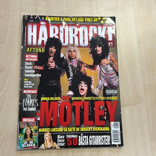 Hårdrockstidning Aftonbladet Mötley Crüe