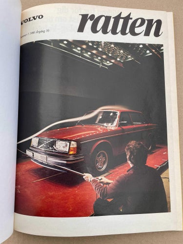VOLVO Tidning Ratten Inbunden 1980