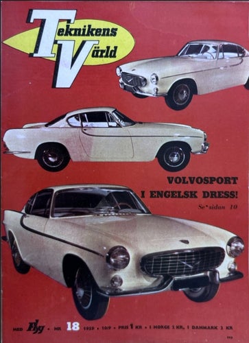 TV 18 1959 Volvo P1800, Ford Consul, Eskil Sahlman, Eric Kinberg, Kjell Messing