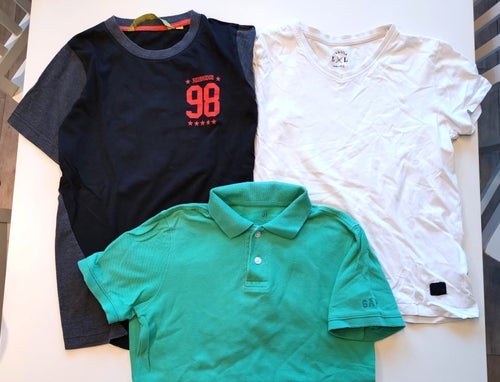 GAP piké + 2 t-shirts, stl. 146/152