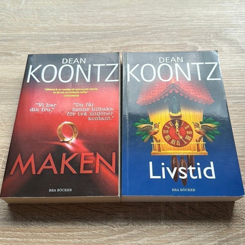 Dean Koontz - Bokpaket 2 böcker