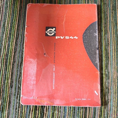 Instruktionsbok PV544 Volvo
