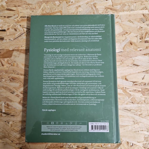 Fysiologi med relevant anatomi av Olle Henriksson, Margareta Rasmusson, 2019