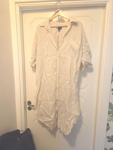 GANT beige skjortklänning, storlek EUR 46