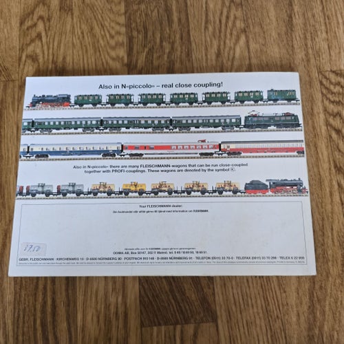 FLEISCHMANN The model railway for experts 1990/91 GB