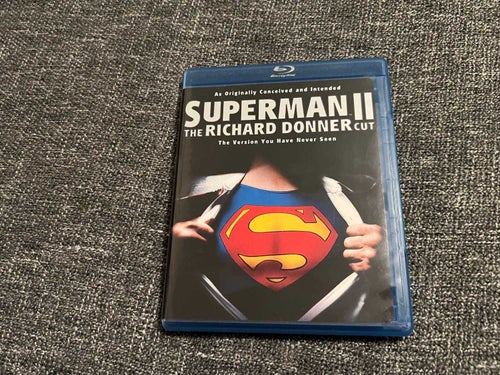 SUPERMAN II THE RICHARD DONNER CUT (1980) AMERIKANSK REG-FRI UTGÅVA I NYSKICK!