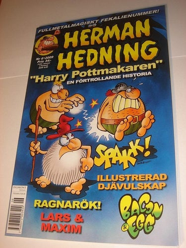 Herman Hedning (svensk) NY OLÄST Nr 6 2009 !!!
