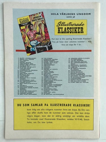 Ill Klassiker - 77. Med eld och svärd. VG