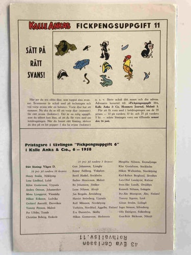 Kalle Anka - 1958:11 FN