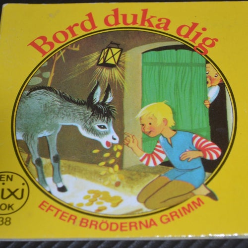 Äldre Pixi bok Bord duka dig