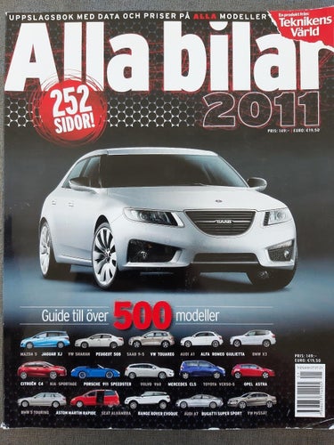 Alla bilar 2011 - bilkatalogen med årets alla bilar, från Teknikens Värld