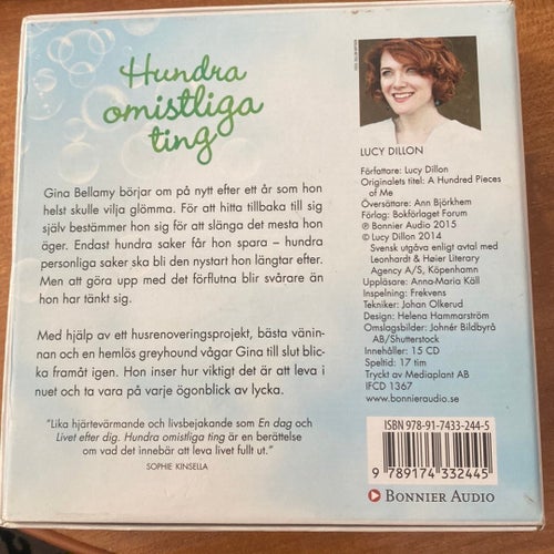 3 st Ljudböcker: Lucy Dillon