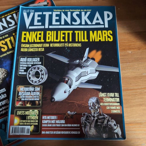 Allt Om Vetenskap Tidningar - 2008 & 2012