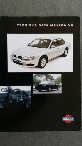Nissan Maxima V6 1999 - faktabroschyr