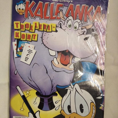 Kalle Anka & Co 2004 nr 46. inplastad. med leksak Trolleri kort