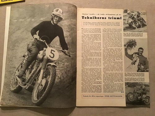 TEKNIK FÖR ALLA NR 20 1959 MOTOCROSS LUNDIN,JÄRNVÄG SÖDERTÄLJE.FLANDRIA MOPED