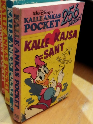 Kalle Ankas pocket 69 Walt Disney's Kalle Kajsa sant. Good+