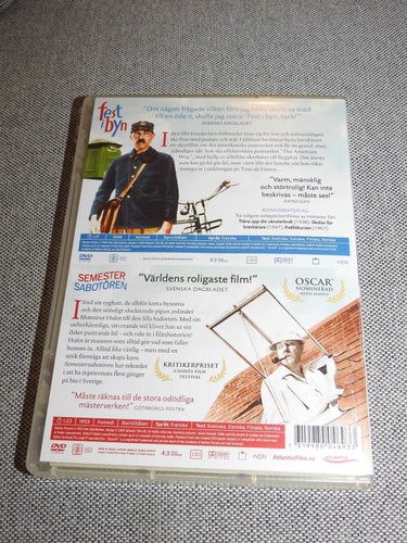 Fest i Byn / Semester Sabotören DVD (Franska med Svensk Text) 1948 / 1953