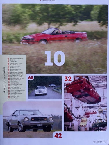 Klassiker nr 9 2024: Fiat Panda 4x4, Ford Mustang II Ghia, Toyota Celica Cab